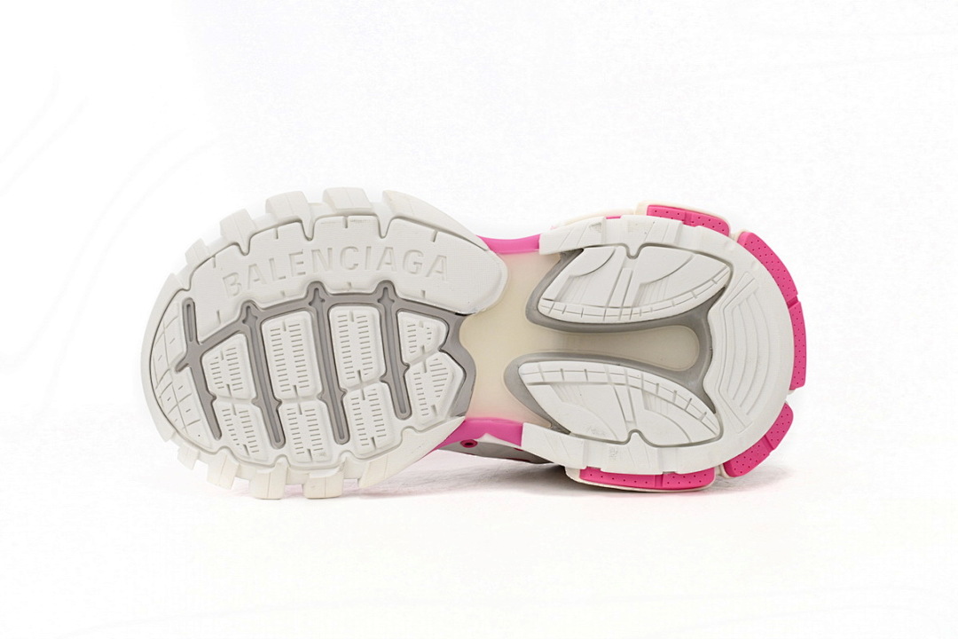 Tênis Balenciaga Track Branco, Cinza e Rosa W1GB1 2258