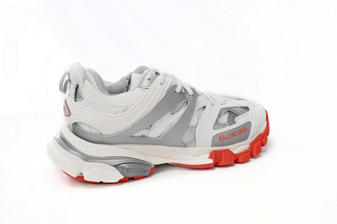 Tênis Balenciaga Track Branco, Cinza e Vermelho W3DB2 7663