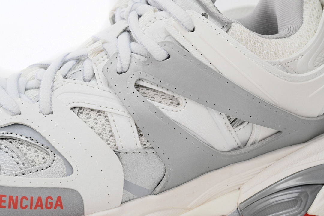 Tênis Balenciaga Track Branco, Cinza e Vermelho W3DB2 7663