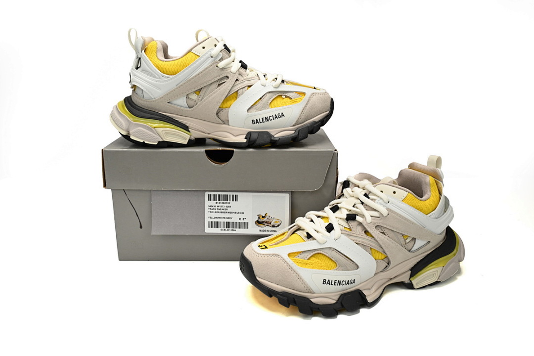 Tênis Balenciaga Track Branco, Amarelo e Preto W1ST3 0258