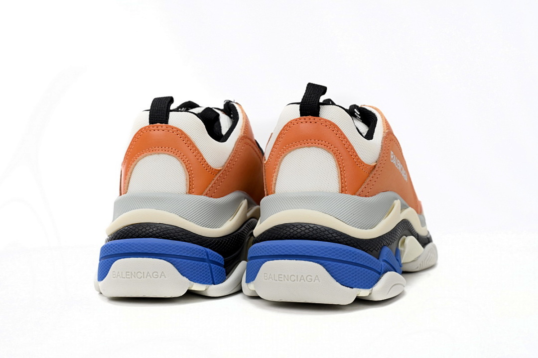 Balenciaga Triple Black Orange Blue W09OE 7581 