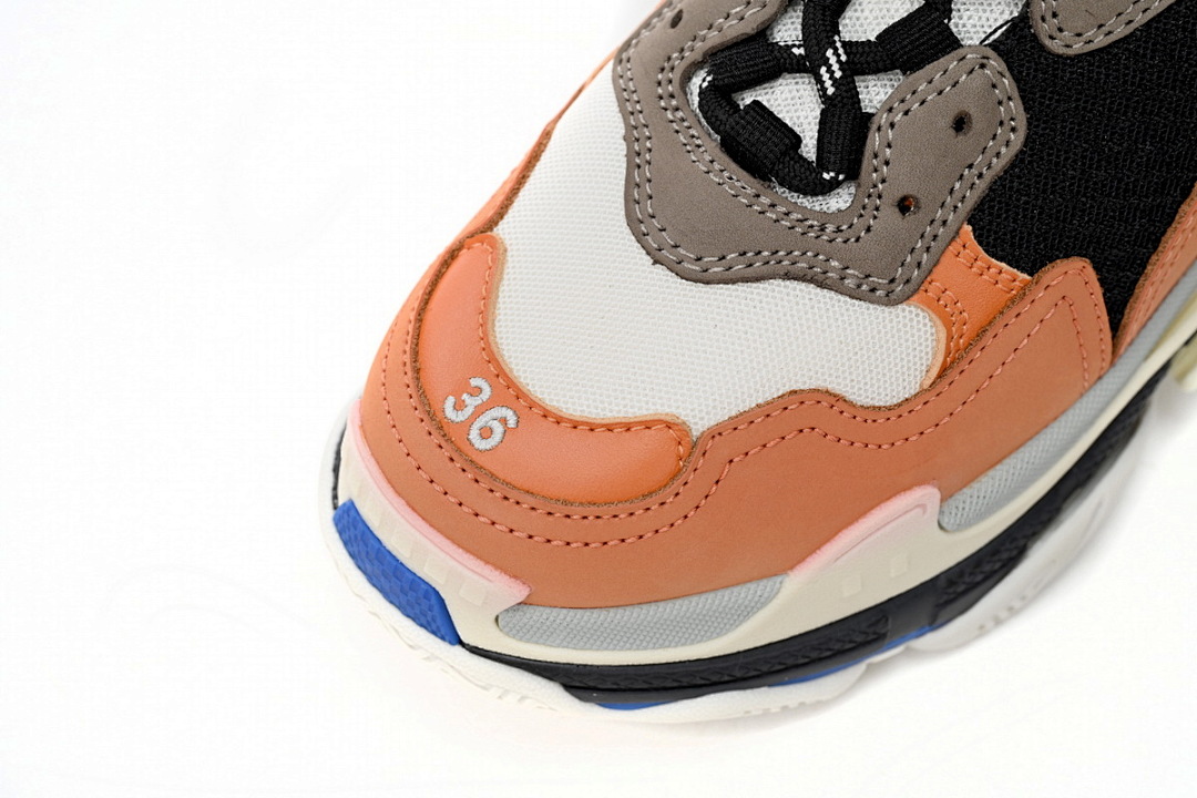 Balenciaga Triple Black Orange Blue W09OE 7581 