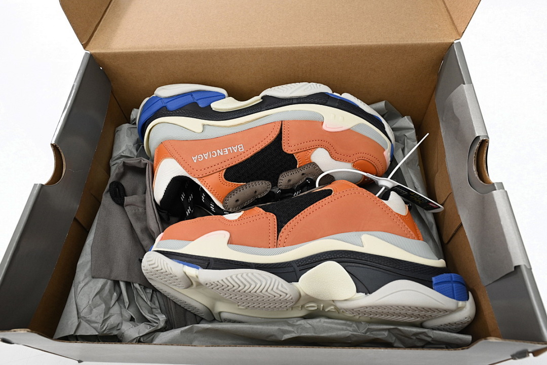 Balenciaga Triple Black Orange Blue W09OE 7581 