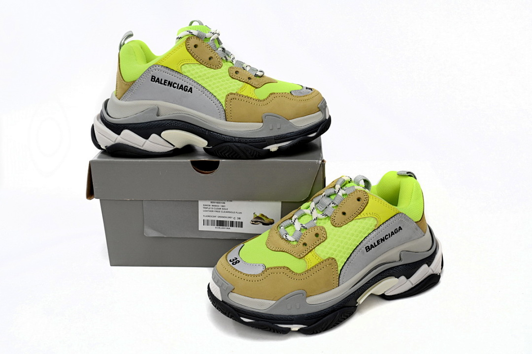 Balenciaga Triple Fluorescent Yellow W0903 1801 