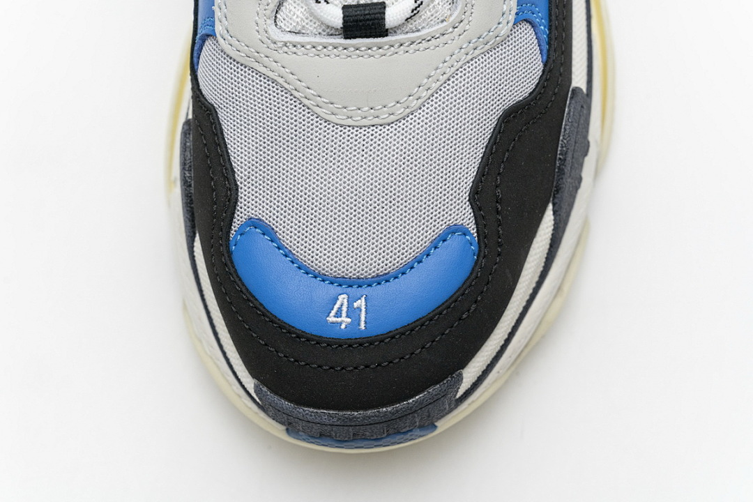 Balenciaga Triple S Negro, Gris, Azul W06E2 7080 