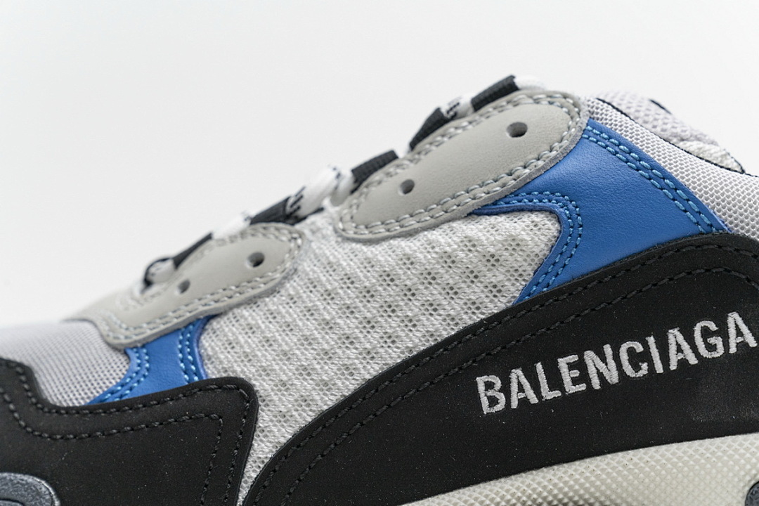 Balenciaga Triple S Negro, Gris, Azul W06E2 7080 