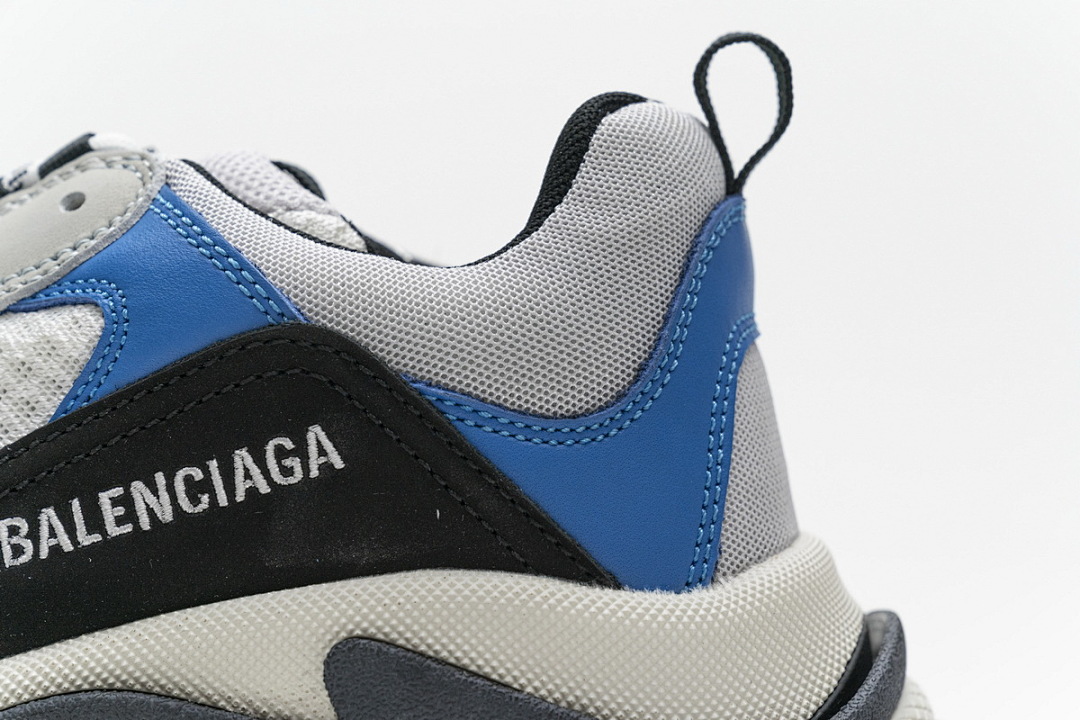 Balenciaga Triple S Negro, Gris, Azul W06E2 7080 