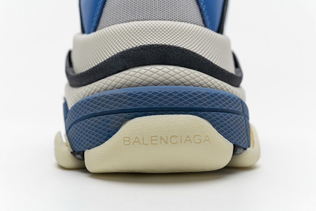 Balenciaga Triple S Negro, Gris, Azul W06E2 7080 