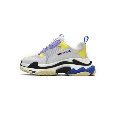 Balenciaga Triple S Black Grey Blue W09OH 8081  01