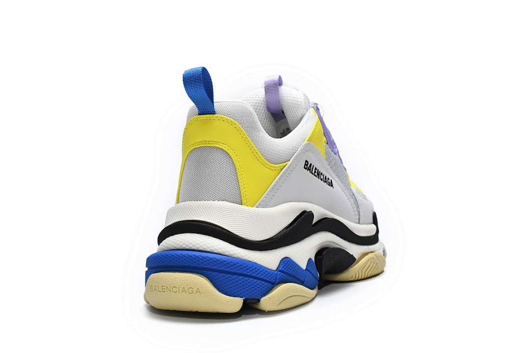 Balenciaga Triple S Negro, Gris, Azul W09OH 8081 