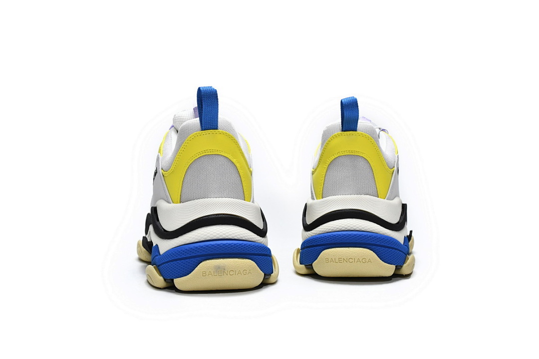 Balenciaga Triple S Negro, Gris, Azul W09OH 8081 
