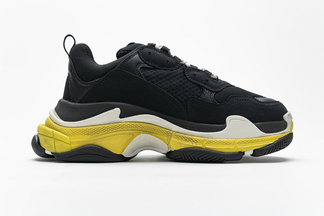 Balenciaga Triple S Noir Jaune W06E1 1078 