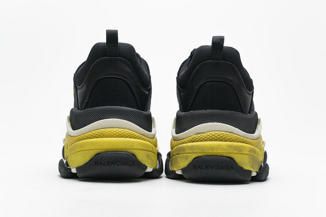 Balenciaga Triple S Noir Jaune W06E1 1078 