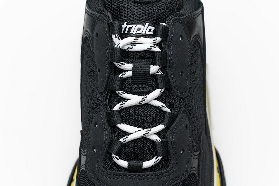 Balenciaga Triple S Noir Jaune W06E1 1078 
