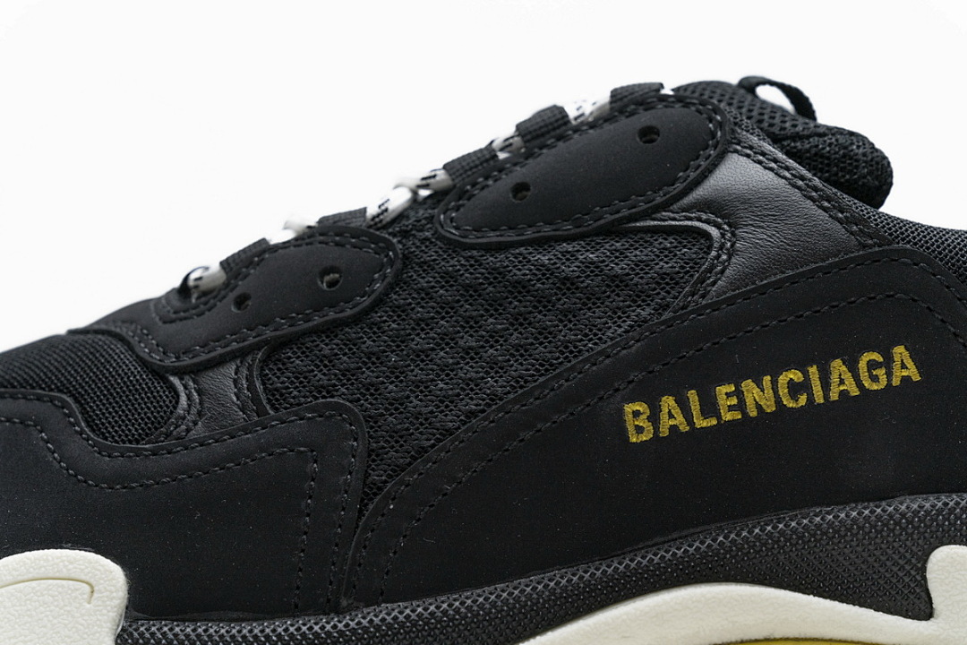 Balenciaga Triple S Noir Jaune W06E1 1078 