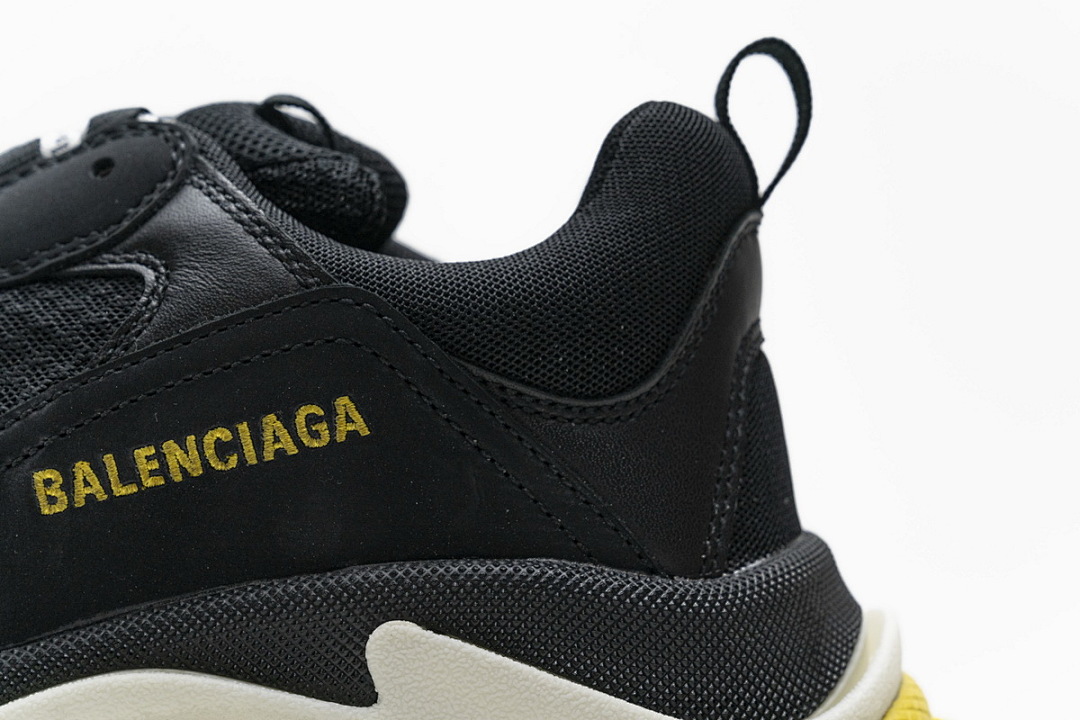 Balenciaga Triple S Noir Jaune W06E1 1078 