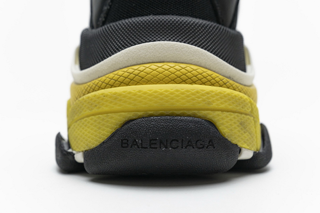 Balenciaga Triple S Noir Jaune W06E1 1078 