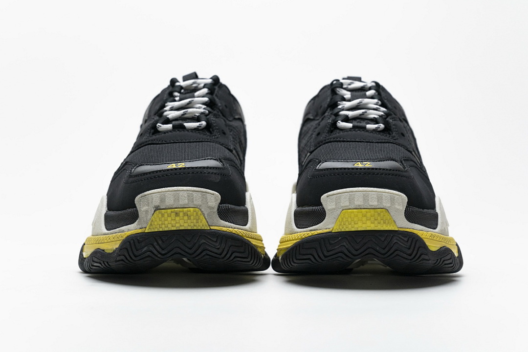 Balenciaga Triple S Noir Jaune W06E1 1078 