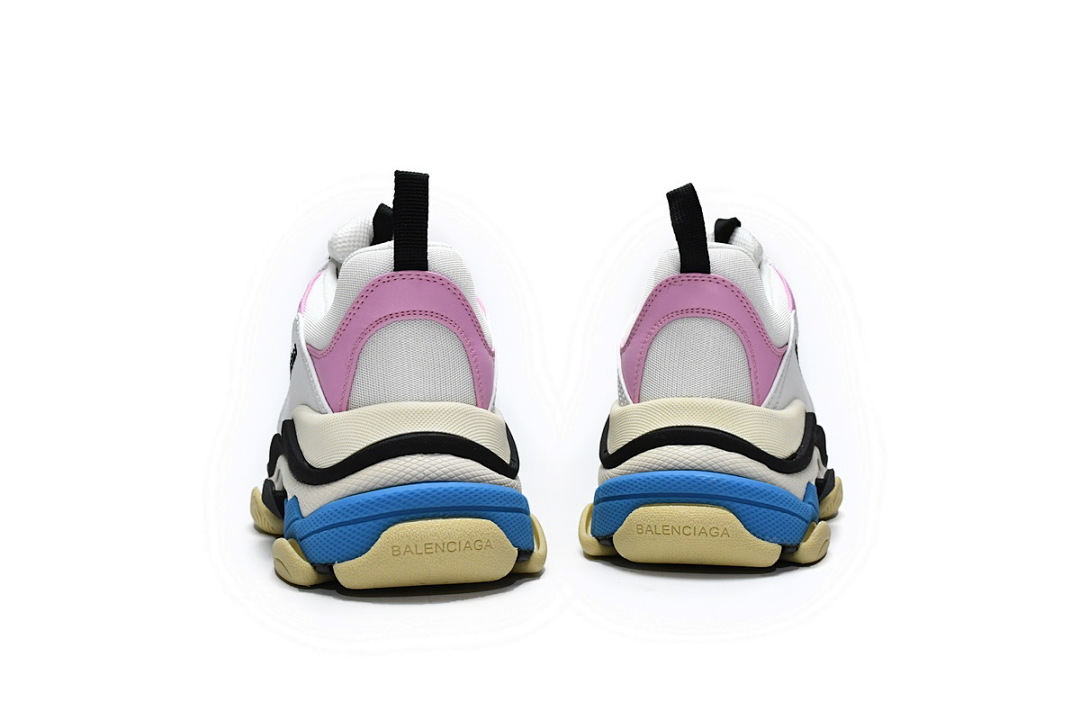 Balenciaga Triple S Azul Rosa W09ON 8866 