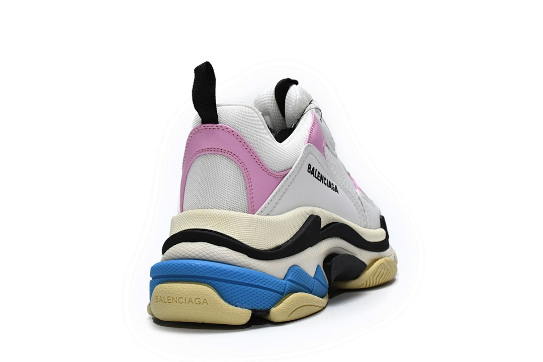 Balenciaga Triple S Azul Rosa W09ON 8866 