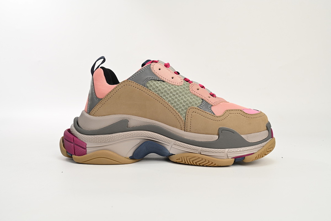Balenciaga Triple S Gris Rosa W09O5 1036 