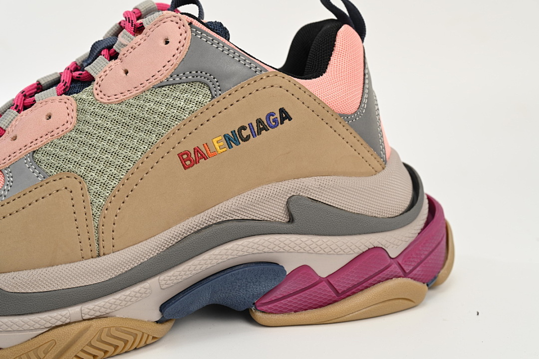 Balenciaga Triple S Gris Rosa W09O5 1036 