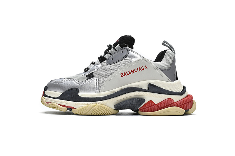 Balenciaga Triple S Grey Silver Black W0903 1081 