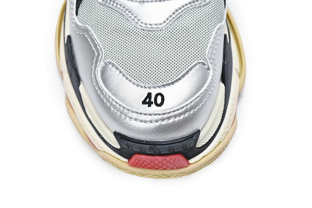 Balenciaga Triple S Grey Silver Black W0903 1081 