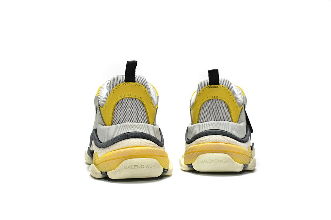 Balenciaga Triple S Gris-Amarillo W0E1 9000 