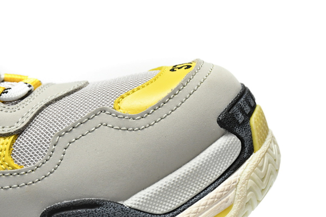 Balenciaga Triple S Gris-Amarillo W0E1 9000 