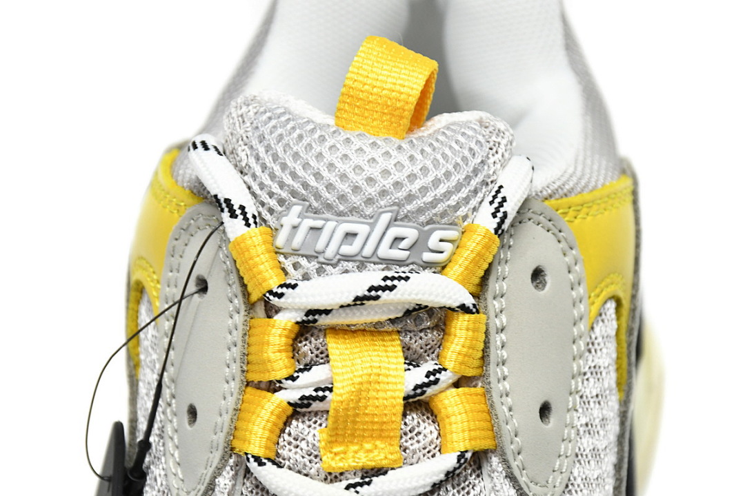 Balenciaga Triple S Gris-Amarillo W0E1 9000 