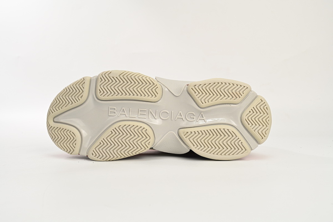 Balenciaga Triple S Rouge, Blanc, Gris foncé W06E2 1863 
