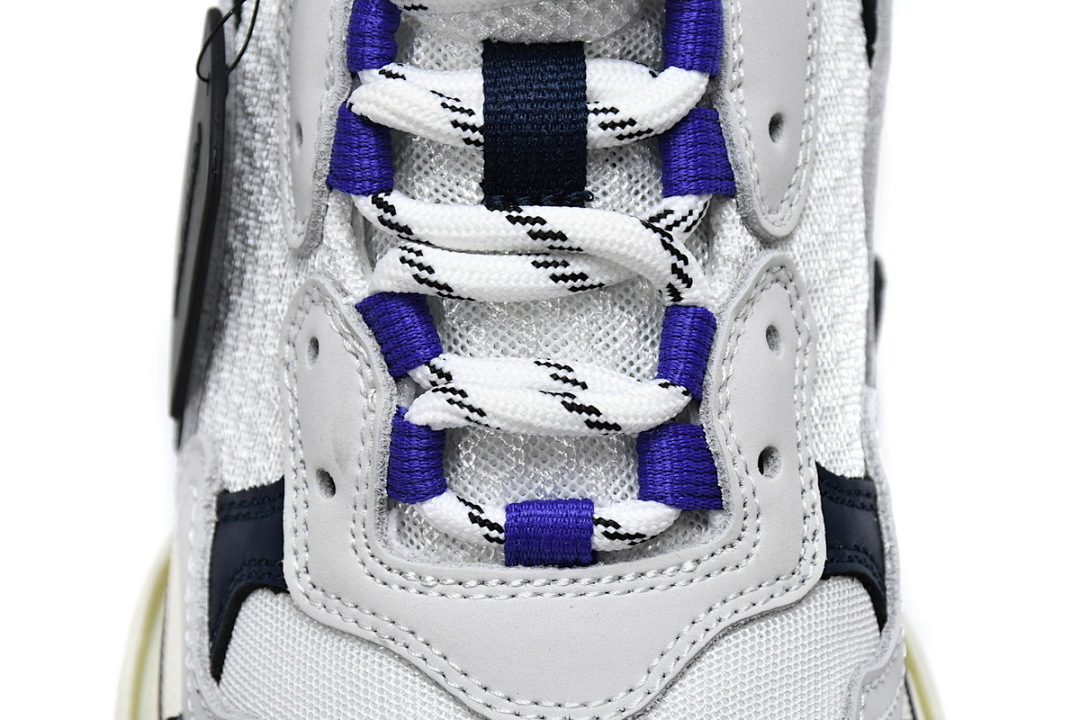 Balenciaga Triple S Blanco Azul oscuro W09E1 9000 