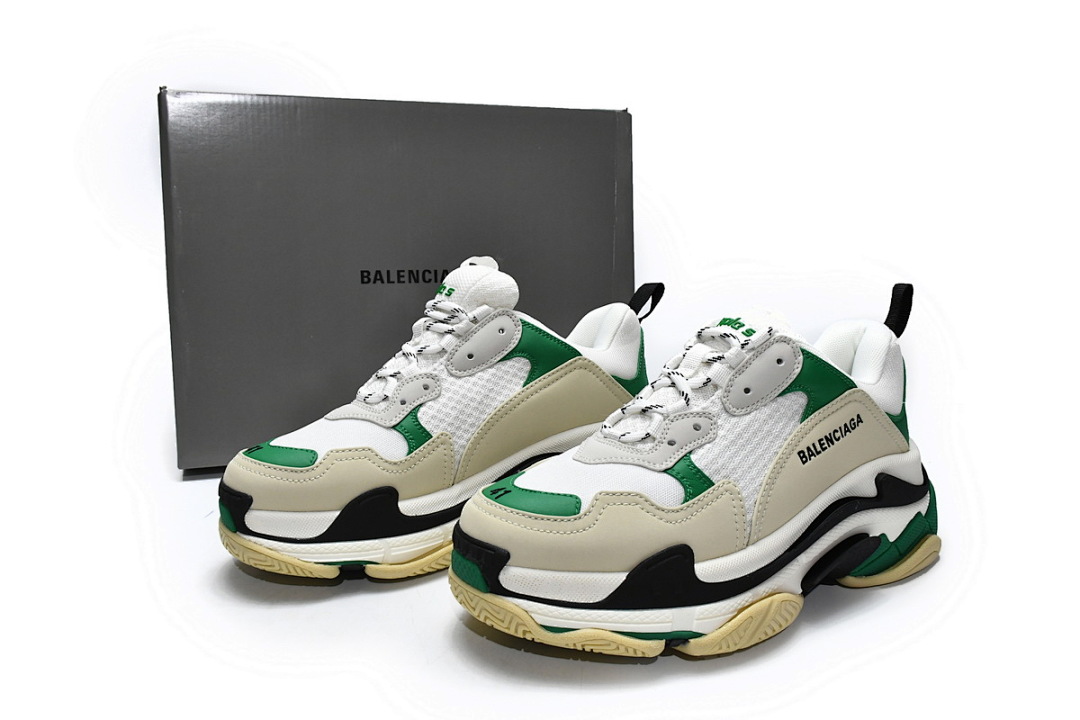 Balenciaga Triple S Blanco Verde W09O1 9090 