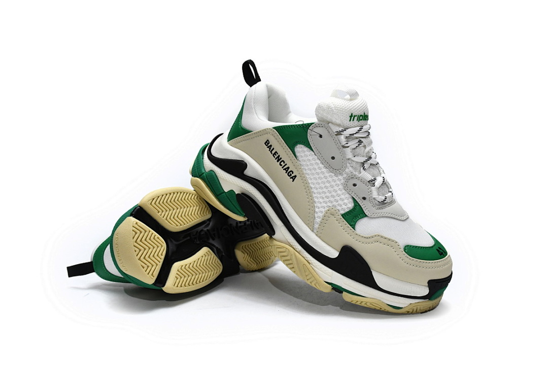 Balenciaga Triple S Blanco Verde W09O1 9090 