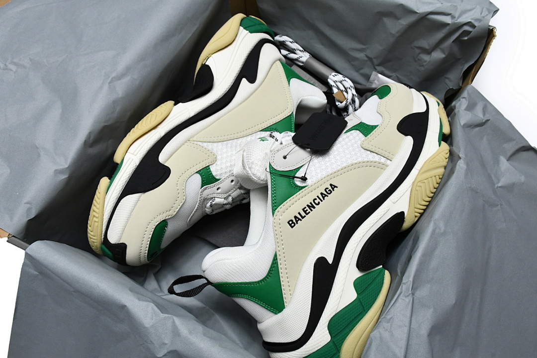 Balenciaga Triple S Blanco Verde W09O1 9090 