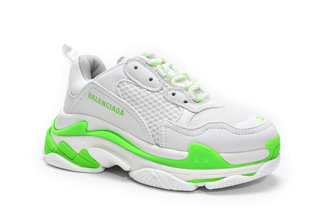 Balenciaga Triple S Blanco, Gris y Verde W2CA3 5390 