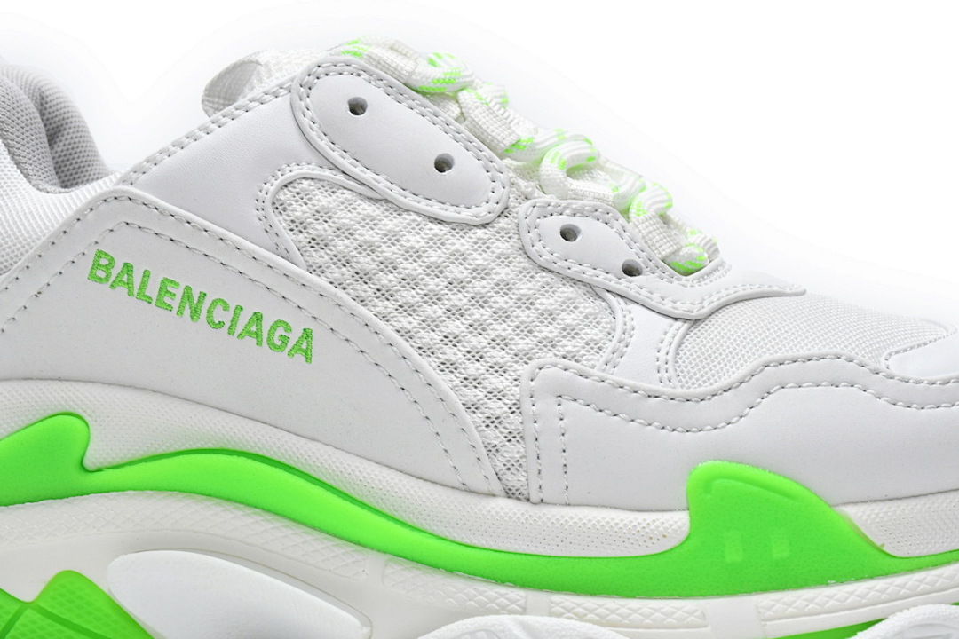 Balenciaga Triple S Blanco, Gris y Verde W2CA3 5390 