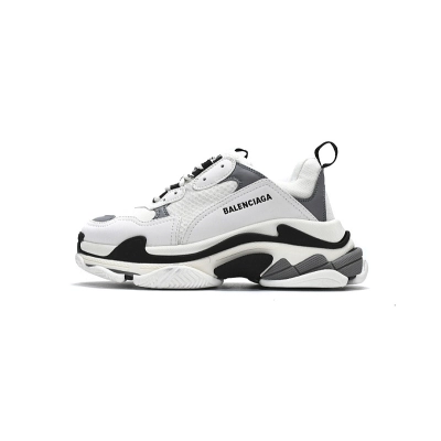 Balenciaga Triple S White Grey W09O1 9089  01