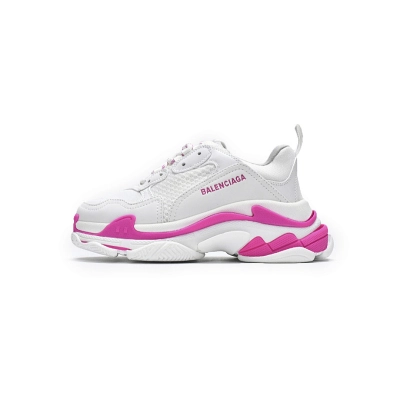 Balenciaga Triple S White Peach Red W2CA3 3890  01