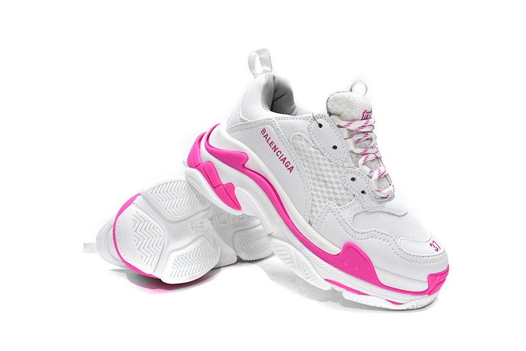 Balenciaga Triple S Blanco, Melocotón y Rojo W2CA3 3890 