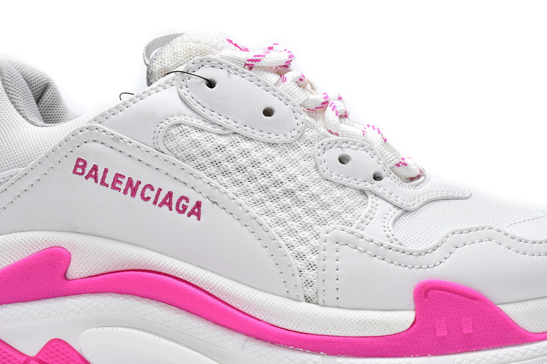 Balenciaga Triple S Blanco, Melocotón y Rojo W2CA3 3890 