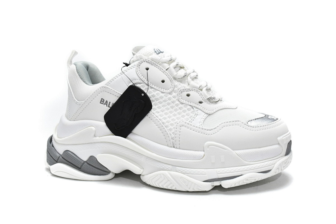 Balenciaga Triple S White Silver W2FS4 1200 