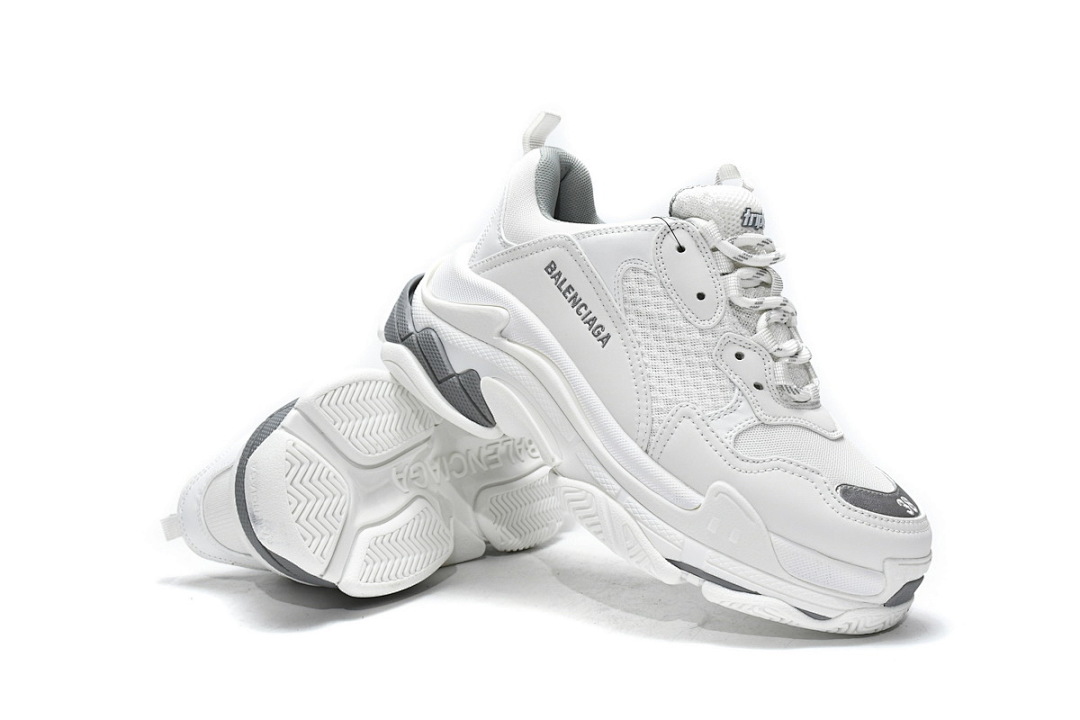 Balenciaga Triple S White Silver W2FS4 1200 