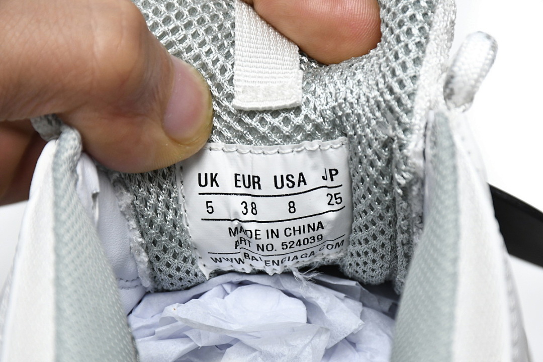 Balenciaga Triple S White Silver W2FS4 1200 