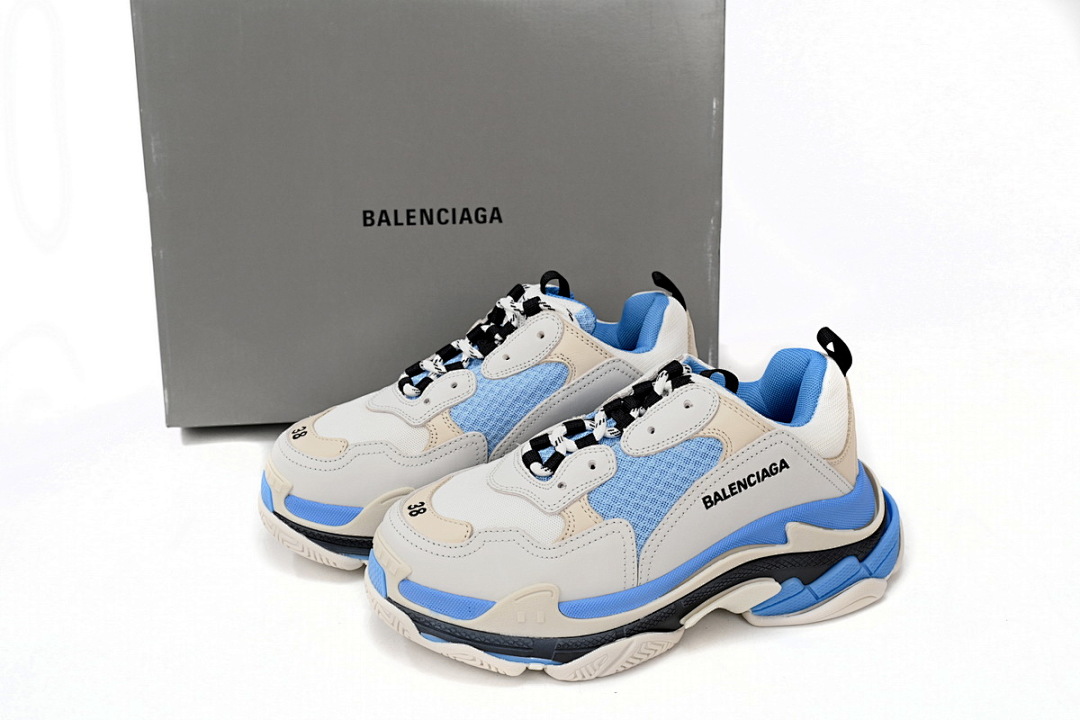 Balenciaga White Blue Net W09O5 9039 