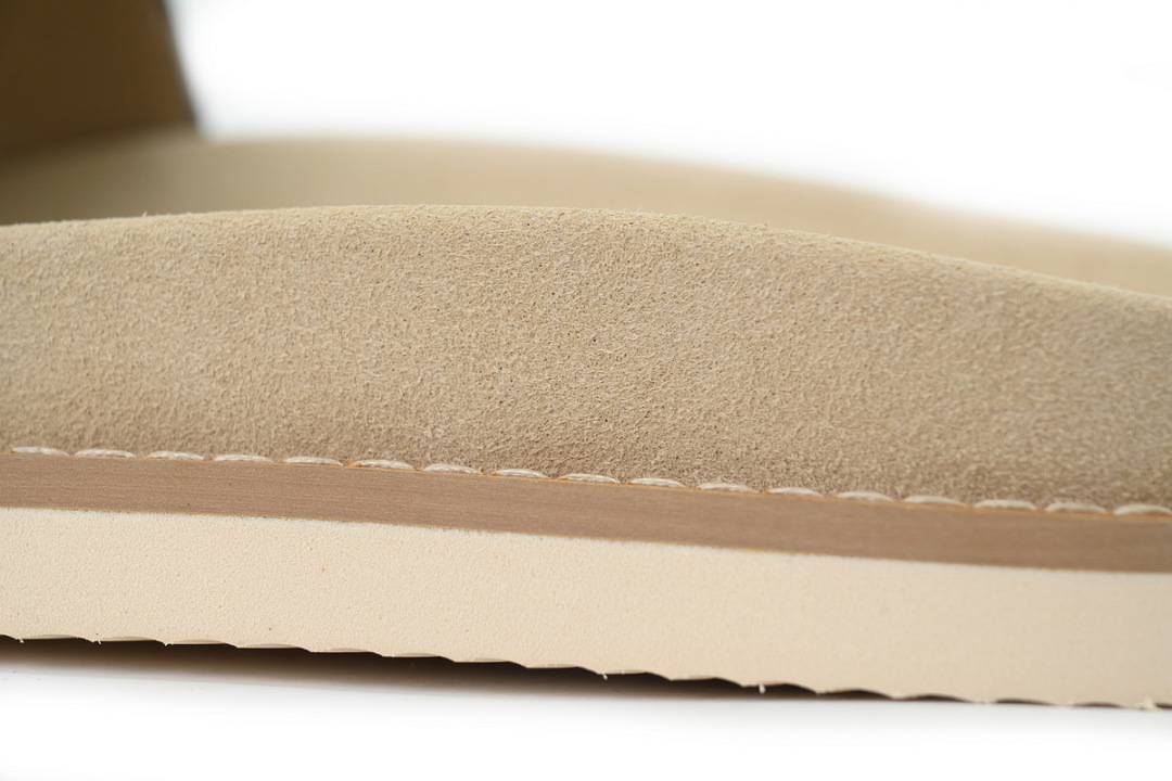 Brunello Cucinelli Suede Slide Sandals Coffee
