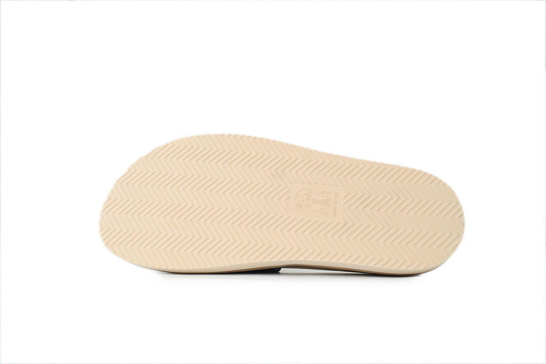 Brunello Cucinelli Suede Slide Sandals Grey