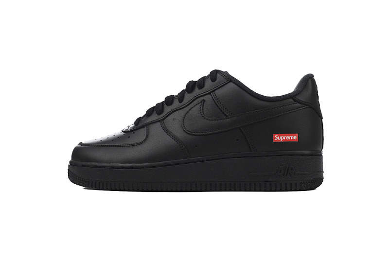 CU9225-001 Supreme x Air Force 1 Low Black
