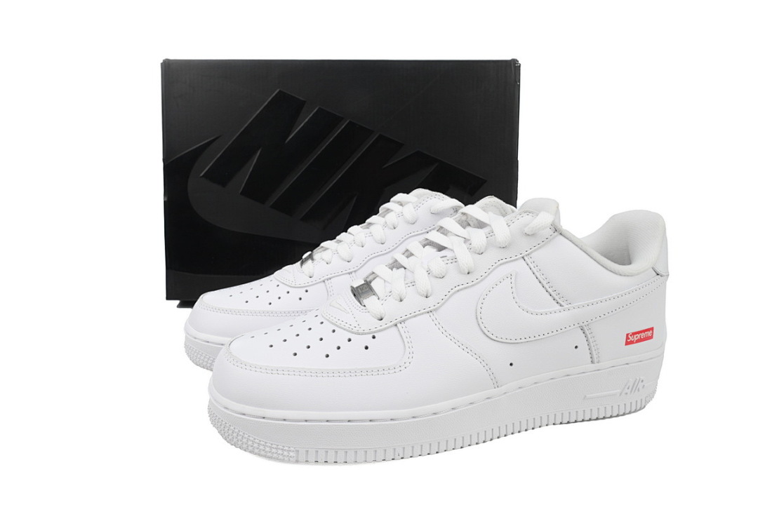 CU9225-100 Supreme x Air Force 1 Low White